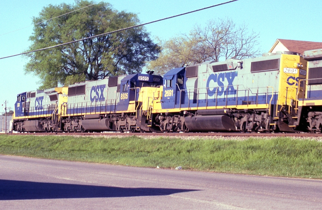 SB freight waiting in the siding